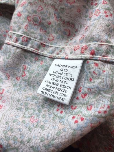 Vintage Calvin Klein Mens Paisley Cotton shirt XL