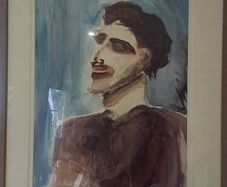 Modern Watercolor Impressionist Portrait