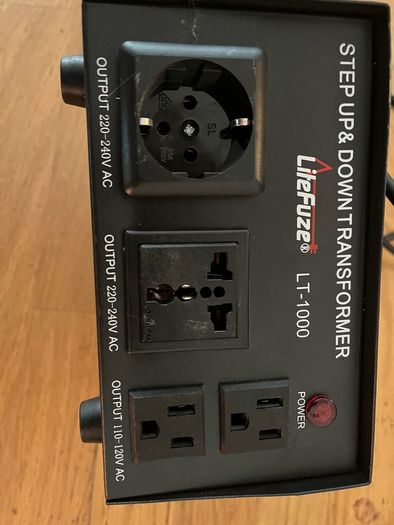 LiteFuze LT1000 1000W StepUp StepDown Voltage Transformer