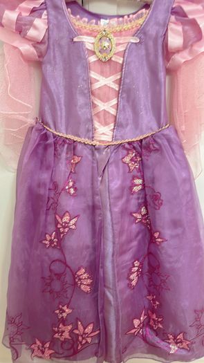 Girls Disney original Rapunzel Costume For Kids Tangled