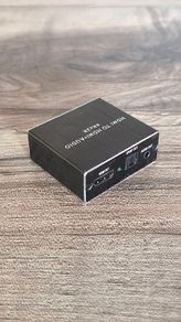HDMI to HDMI 4K x 2K Audio Extractor HDMI Splitter Audio Converter with 1/8" Stereo Audio Splitter Adapter