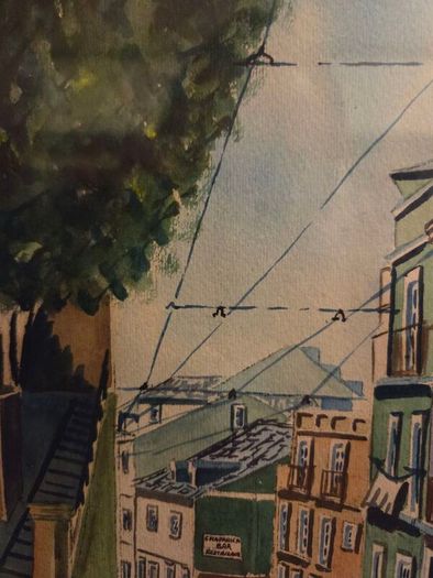 Casimiro Motta signed Watercolour