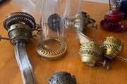 Antique oil lamp