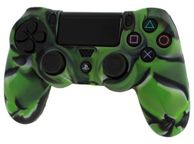 main image for ad PlayStation 4 PS4 Controller Soft Protective Silicone Rubber Cover Case Green Camouflage