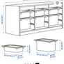 Ikea childrens storage units Trofast Image 3