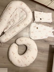 baby cocoon, sleep bag, blanket, feeding pillow