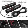 FREE EXPRESS SHIPPING  Gym Equipment for Home Workout (Ab Roller Wheel Set, Skipping Rope, Push-up Handles). Fitness Exercise, Strength Training Equipment for Abs, Weight Loss, Sport Accessories for Men Women Image 3