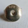 Vintage Sterling Silver 925  Cubic Zircon  Studs Earrings 1,37g Image 8
