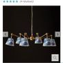 Pooky charlotte chandelier in antique brass Image 2
