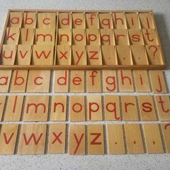 Montessori Moveable Alphabet