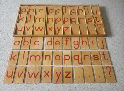 Montessori Moveable Alphabet