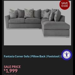 Grey Corner Sofa