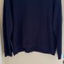Primark Navy Knitted Jumper with White Pearls Image 2