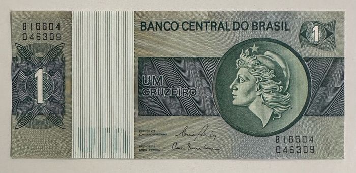 Brasil 1 Cruzeiro 1980 Banknote