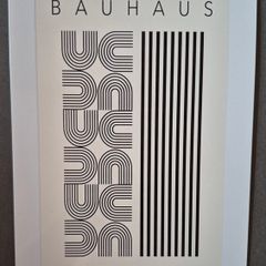 Vintage Style  Metal Sign. BAUHAUS, weimar Germany 1923 ,exhibition.