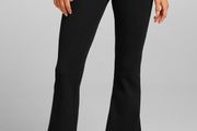 BNWT Black  flared trousers BERSHKA, size S