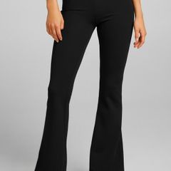 BNWT Black  flared trousers BERSHKA, size S