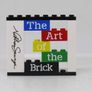 LEGO Rare The Art Of The Brick By Nathan Sawaya Lego Printed Museum Exhibit's Brick Wall From The Museum Exhibit By Nathan Sawaya Exclusive Image 2