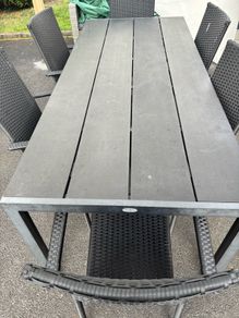 Jysk jutlandia large table and 6 chairs