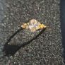 Beautiful Gold-plated S925 Sterling Silver Ring Image 6