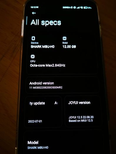 Black Shark 3 Pro 7.1 Inch Gaming Phone