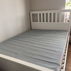 double bed and mattress