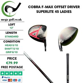 Cobra F-Max Offset Driver / 12 Degree / Superlite 45 Ladies