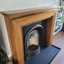 wooden fireplace Image 2