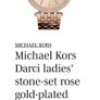 Michael Kors ladies' rose gold-plated bracelet watch Image 2
