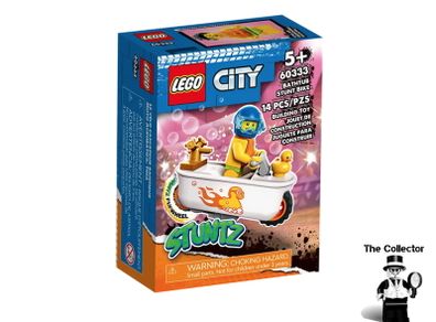 LEGO Bathtub Stunt Bike Set 60333 Brand New Factory Sealed