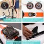 Inflatable Stand-Up Paddleboard, 325 x 84 x 15 cm, Complete Accessories, Adjustable Paddle, Pump, ISUP Travel Backpack, Lead, Waterproof Bag, Up to 150 kg Load Capacity (FREE POSTAGE) Image 3