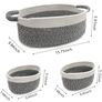 Brand New Pack of 3 Storage Baskets for Shelves. Image 6