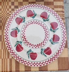 Nicholas Mosse Apple Pattern Side Plate, 7.5 Inch Diameter, Excellent Condition
