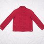Boohoo Red Distressed Ripped Long Sleeve Denim Jacket 10UK/38EU Image 7