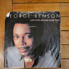 George Benson Lady Love Me One More Time 7 inch Vinyl Single Warner Bros W 9614 1983