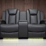 2 Seater Ashbyrne Electric Leather Recliner Sofa Image 9