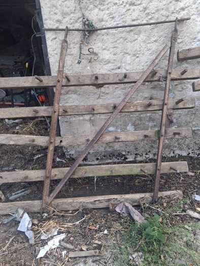 Vintage pin harrow