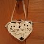 Black and white heart plaques Image 4