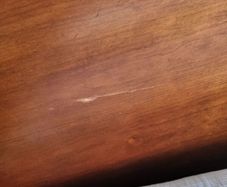 Mahogany Sleigh Double Bed