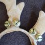 Hairband christmas reindeer with bells Image 2