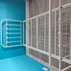 Metal single bed frame