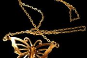 Vintage Hallmarked 9ct Gold Pendant &amp; Chain
