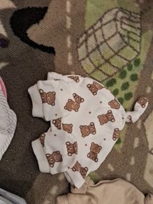 newborn bibs and hats and mittens