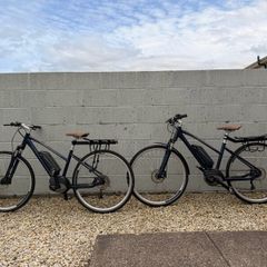 2x Bosch Motor Carrera Crossfuse Electric Bikes