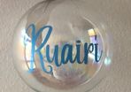 personalised christmas baubles