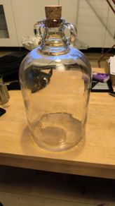 demijohn with cork