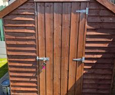 Wooden shed, 8x6