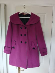 Winter purple coat size L