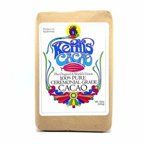 Keith's Cacao. 454g Solid Block. Guatemalan Blend. 100% Ceremonial Grade Cacao. Pure Organic Medicinal Chocolate.