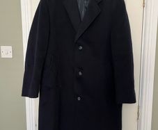 Vintage G&M Ireland Tailored Long Wool Blend Coat - Size XL